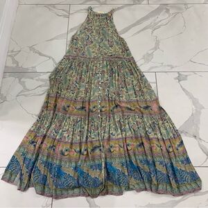 spell oasis boho maxi dress Siesta Maxi Dress Spell Cedar & Lily Clothier White Sand / X Small main image 1